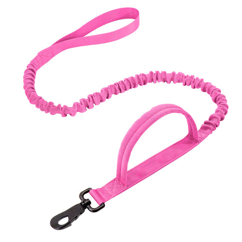 Durable Military Tactical Dog Collar Bungee Leash Set Pet Nylon