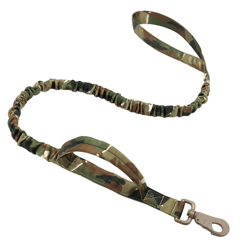 Durable Military Tactical Dog Collar Bungee Leash Set Pet Nylon