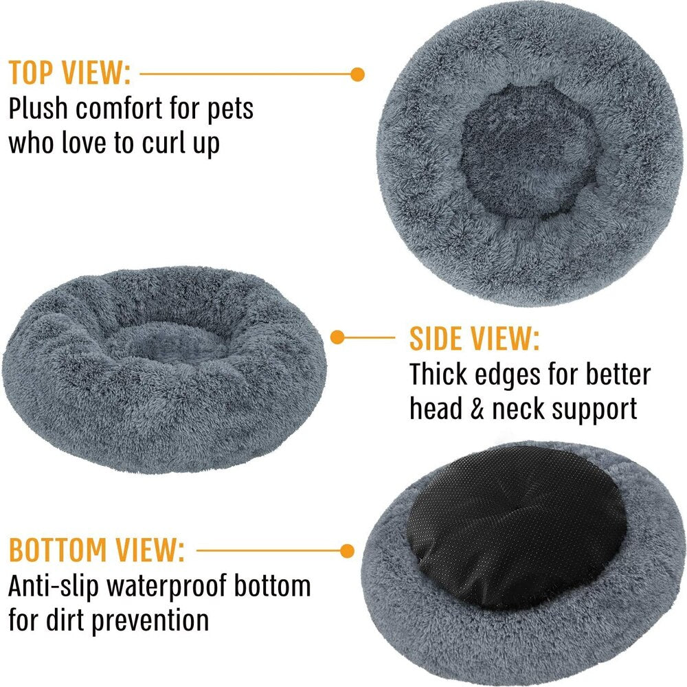 Removable Dog Bed Long Plush Cat Dog Beds For Small Large Dogs Cushion