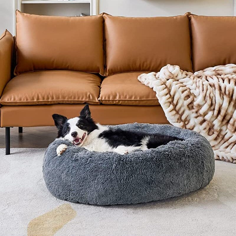 Removable Dog Bed Long Plush Cat Dog Beds For Small Large Dogs Cushion