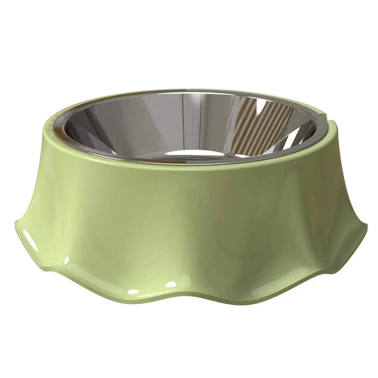 Cat Food Bowl Stainless Steel Feeding Bowl Teddy Cat Drinks Water to