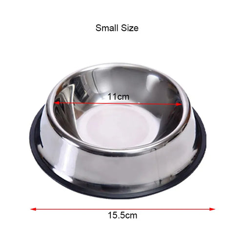 Stainless Steel Pet Dog Bowl Food Storage Container Dog Food Bowl