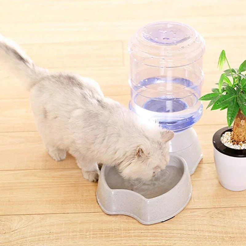 3.8L Pet Automatic Feeder Dog Cat Drinking Bowl For Dog Water Drinking