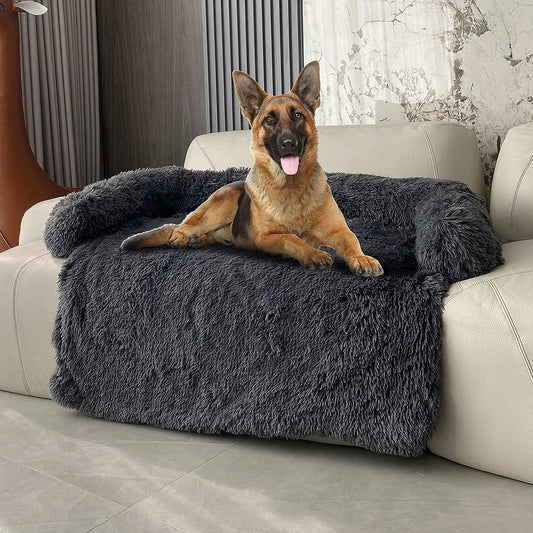 Plush Removable Dog Bed Winter Warm Cat Dog Sofa Beds For Large Dogs