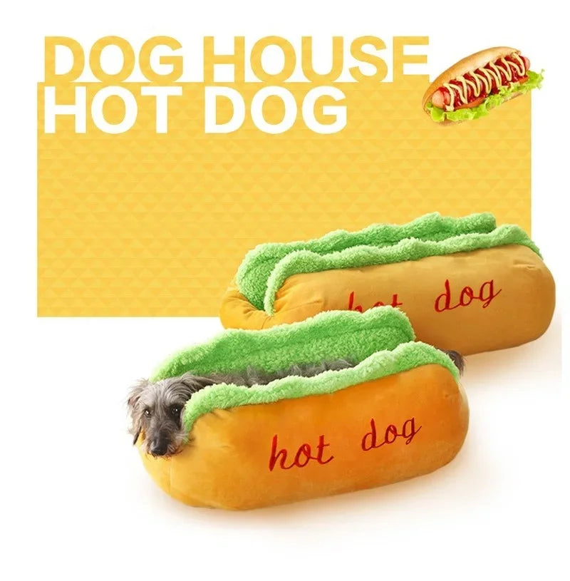 Pet Bed Hot Dog House Lounger Bed Kennel Mat Soft Fiber Pet Dog Puppy