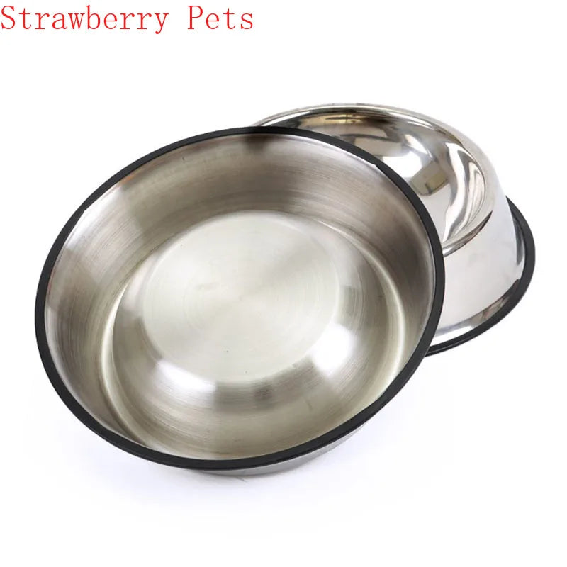 Stainless Steel Pet Dog Bowl Food Storage Container Dog Food Bowl