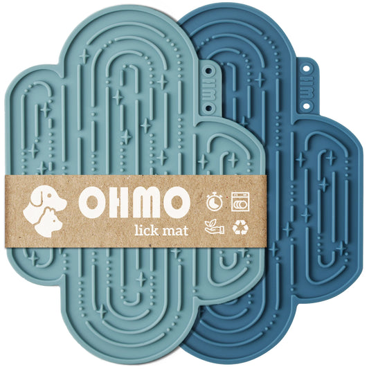 OHMO - 1pc Cactus Lick Mat for Dogs and Cats, Easy to Clean Pet Slow