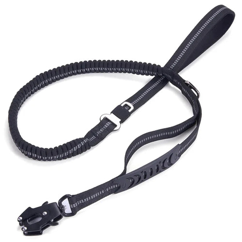 Tactical Bungee Dog Leash Pet Reflective No Pull Leashes for Medium