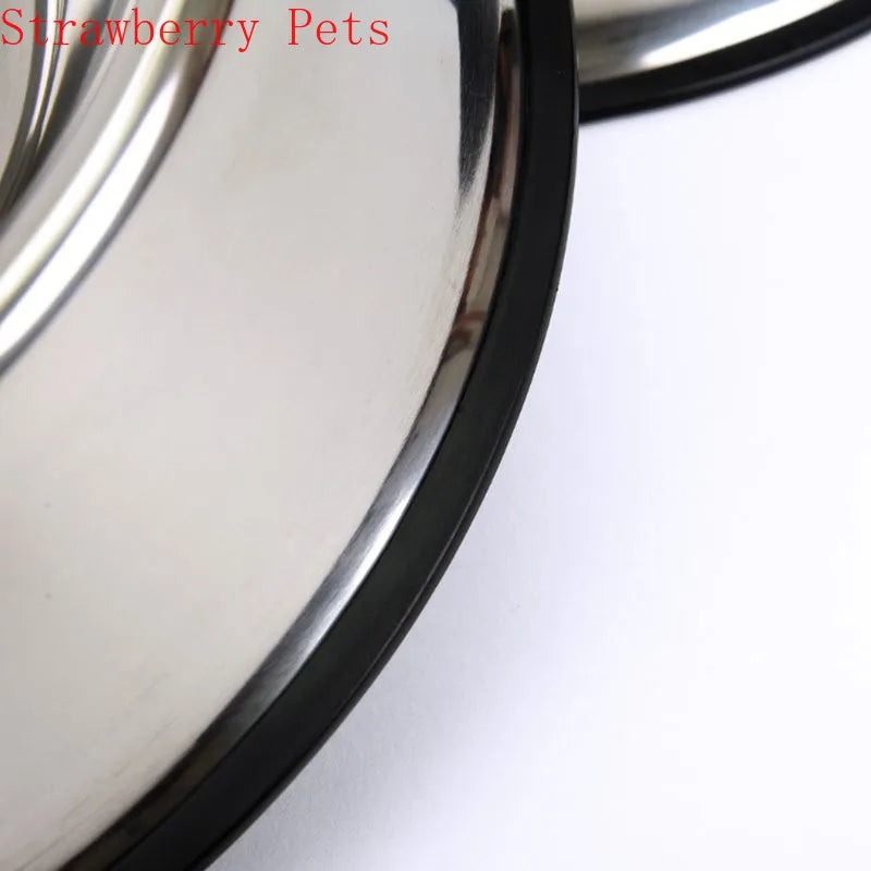 Stainless Steel Pet Dog Bowl Food Storage Container Dog Food Bowl