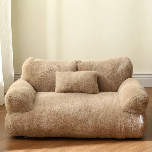 Cat Bed Sofa Winter Warm Cat Nest Sofa Beds Pet Deep Sleeping Bed For