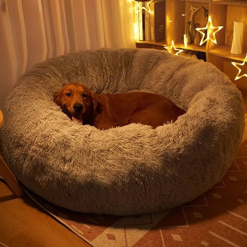 Winter New Pet Bed Comfortable Donut Cuddler Round Dog Kennel Ultra