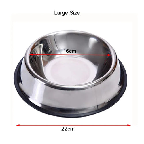 Stainless Steel Pet Dog Bowl Food Storage Container Dog Food Bowl