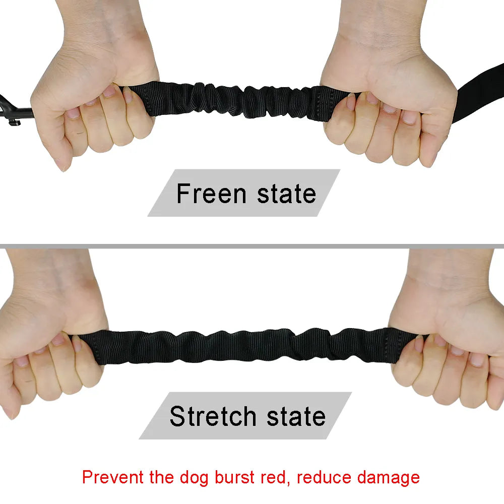 Nylon No-Pull 3 Way Pet Dog Lead Leashes Coupler Pet Adjustable Rope