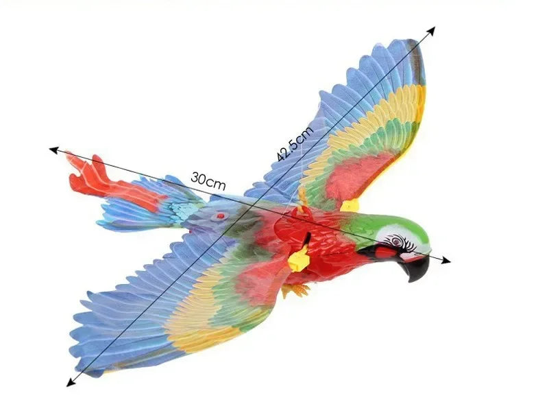 Simulation Bird Interactive Cat Toys Electric Hanging Eagle Flying