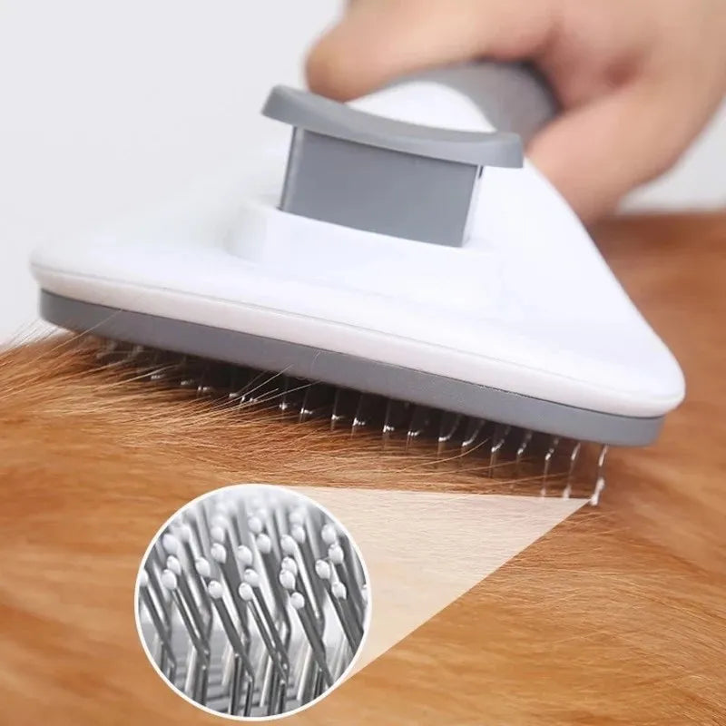 Pet Dog Brush Cat Comb Self Cleaning Pet Hair Remover Brush For Dogs