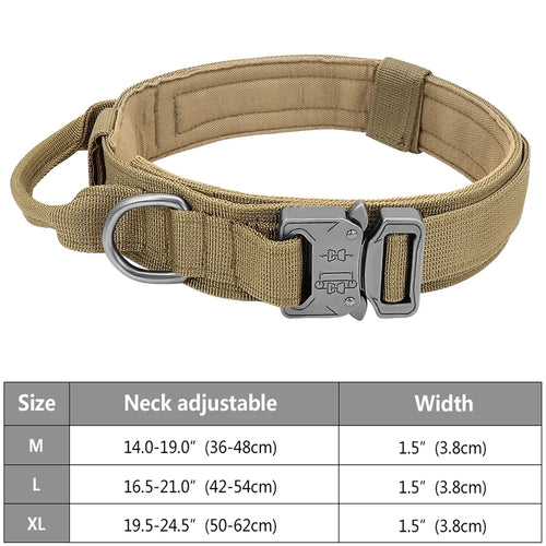 Tactical Police Dog Collar Military Adjustable Duarable Nylon German