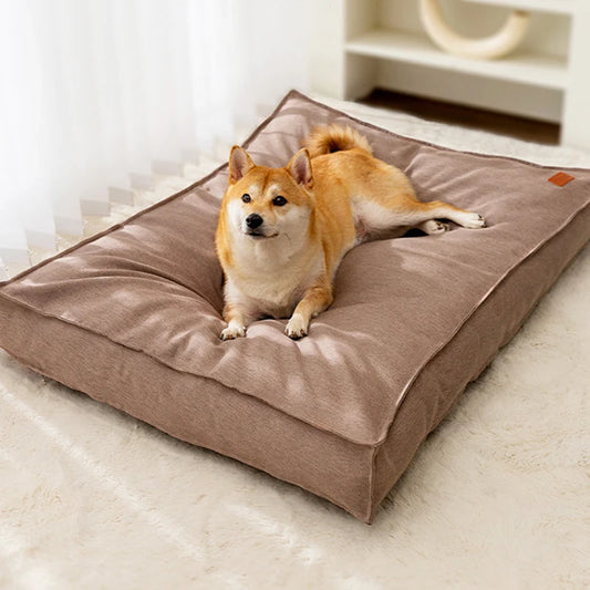 Big Dog Square Mat Corduroy Pad for Medium Large Dogs Oversize Pet