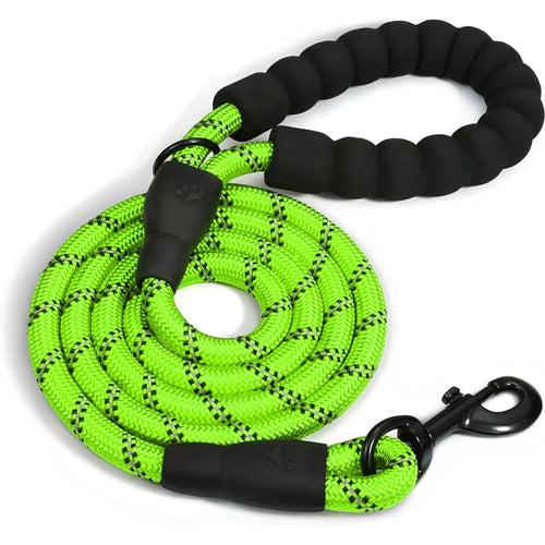 1.2cm 150cm/300cm Heavy Duty Nylon Braided Rope Dog Leash Comfortable