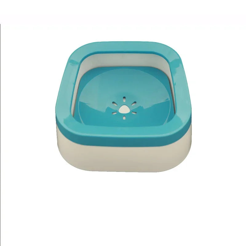 1L Dog pet Floating ABS Plastic Drinking Water Bowl Non-Wetting Mouth