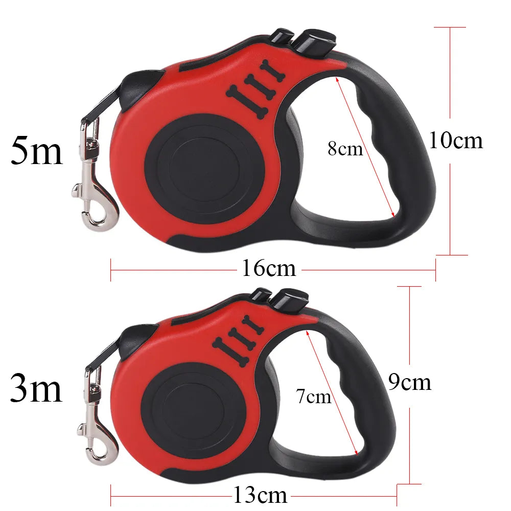 3m 5m Dog Leash for Small Dogs Cat Automatic Retractable Durable Nylon