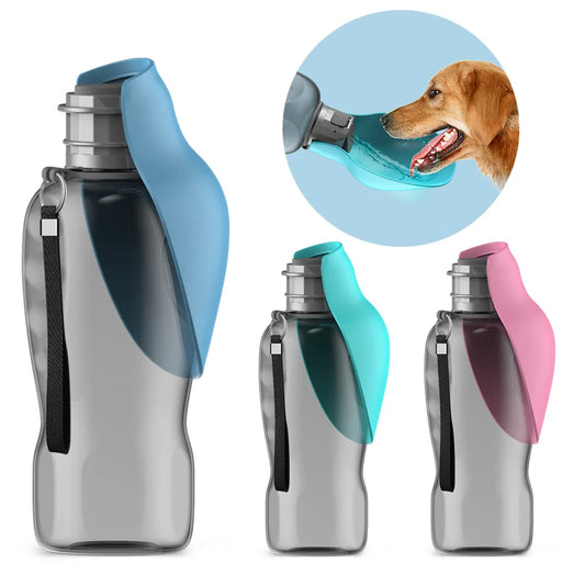 800ml Portable Dog Water Bottle For Small Medium Big Dogs Outdoor