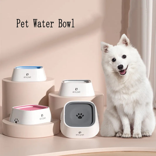 Pet Dog Cat Bowl Floating Bowl Water Drinker Not Wet Mouth Splash