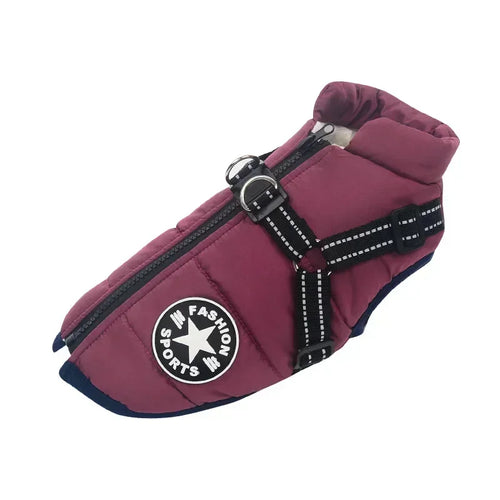 Winter Dog Clothes For Small Dogs Warm Fleece Large Dog Jacket